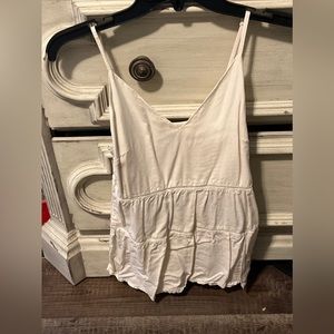 Old navy white ruffle shirt